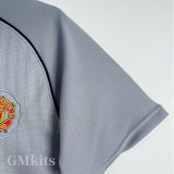 2007-2008 Man Utd Grey Goalkeeper Retro Soccer Jersey