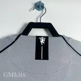 2007-2008 Man Utd Grey Goalkeeper Retro Soccer Jersey