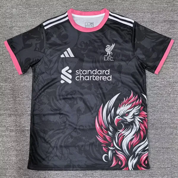 25-26 LIV Black Special Edition Fans Training shirts (粉袖边)