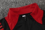 25-26 Internacional Black Kids Half Pull Tracksuit (童装)(半拉链)