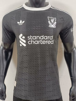 25-26 LIV Black Goalkeeper Player Version Soccer Jersey