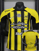 24-25 Ittihad Home Player Version Soccer Jersey *广告版
