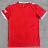 21-22 Man Utd Home Fans Soccer Jersey