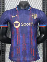 25-26 BAR Royal Blue Special Edition Player Version Training Shirts *翻领