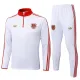 25-26 Bayern White Half Pull Tracksuit #B2520(半拉链)