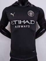 25-26 Man City Black Player Version Soccer Jersey