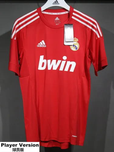 2011-2012 RMA Away Player Version Retro Soccer Jersey