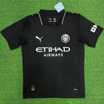 25-26 Man City Black Fans Soccer Jersey