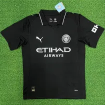25-26 Man City Black Fans Soccer Jersey