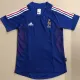 2002 France Home Retro Soccer Jersey