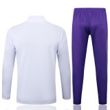 25-26 RMA White Half Pull Tracksuit #B2513(半拉链)