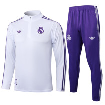 25-26 RMA White Half Pull Tracksuit #B2513(半拉链)