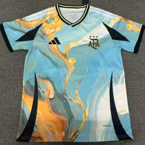 24-25 Argentina Green Blue Special Edition Fans Soccer Jersey