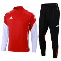 2025 AD Red Half Pull Tracksuit #06(半拉链)