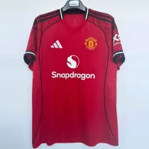 25-26 Man Utd Home 1:1 Fans Soccer Jersey