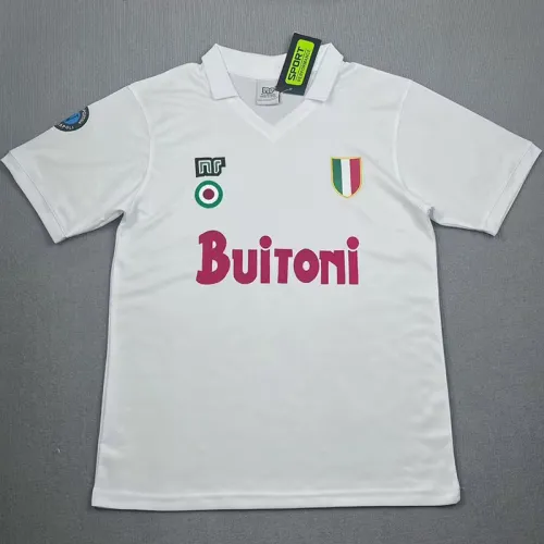 1987-1988 Napoli Away Retro Soccer Jersey