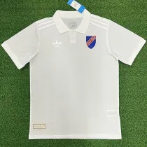 25-26 Colo-Colo 100th Anniversary White Fans Soccer Jersey