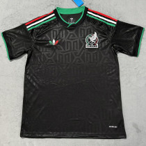 25-26 Mexico Black Training Shirts *三色叶