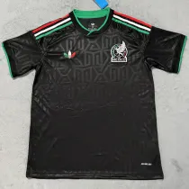25-26 Mexico Black Training Shirts (三色叶)