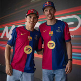 24-25 BAR Home Player Version Soccer Jersey