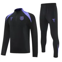25-26 BAR Black Half Pull Tracksuit (半拉链)