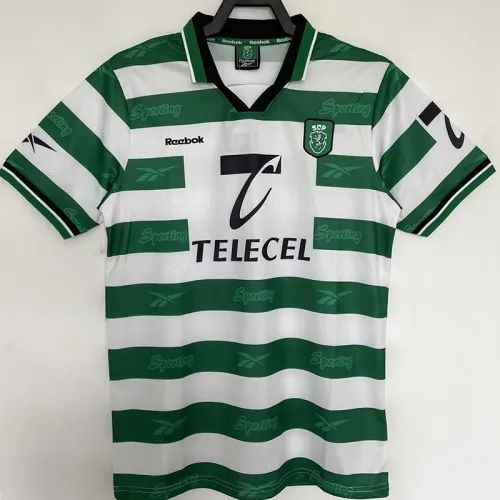 1999-2000 Sporting Lisbon Home Retro Soccer Jersey
