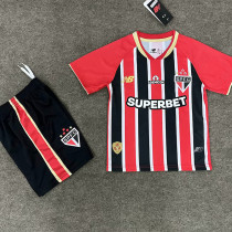 25-26 Sao Paulo Away Kids Soccer Jersey