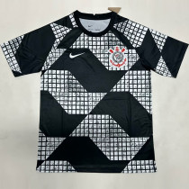 25-26 Corinthians Black Grey Training shirts