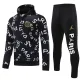 25-26 PSG Black Hoodie Tracksuit (卫衣套装)