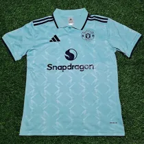 25-26 Man Utd Light blue Polo Short Sleeve
