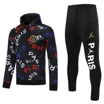 25-26 PSG Black Hoodie Tracksuit (卫衣套装)