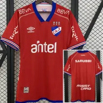 25-26 Club Nacional Red Fans Soccer Jersey