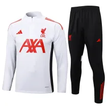 25-26 LIV White Half Pull Tracksuit #B2534(半拉链)