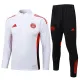25-26 Bayern White Half Pull Tracksuit #B2530(半拉链)