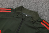 25-26 Bayern Dark green Jacket Tracksuit #A2521