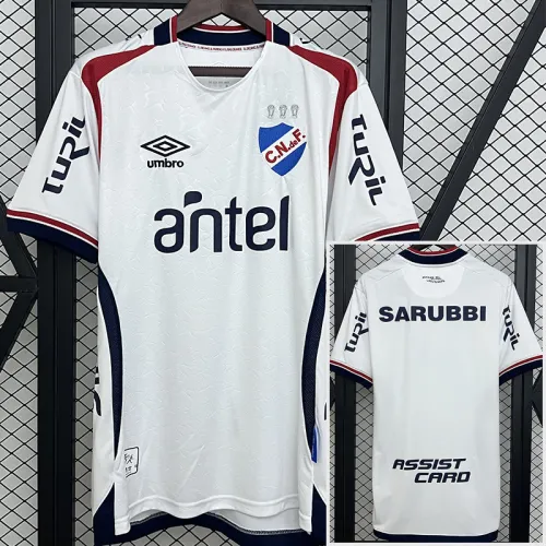 25-26 Club Nacional Home White Fans Soccer Jersey