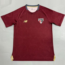 25-26 Sao Paulo Brown Red Training shirts