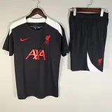 25-26 LIV Black Training Short Suit (肩白色)