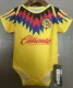 25-26 Club America Yellow Baby Infant Crawl Suit
