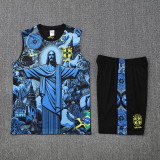 25-26 Brazil Blue Tank top and shorts suit
