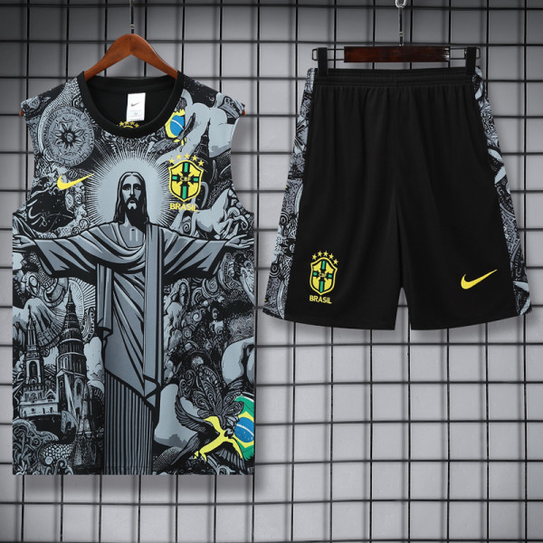 25-26 Brazil Grey Tank top and shorts suit