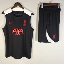 25-26 LIV Black Tank top and shorts suit (肩白色)