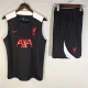 25-26 LIV Black Tank top and shorts suit (肩白色)