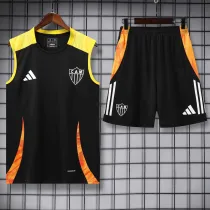25-26 Atletico Mineiro Black Tank top and shorts suit