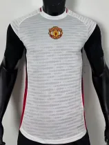 25-26 Man Utd White Player Version Training shirts