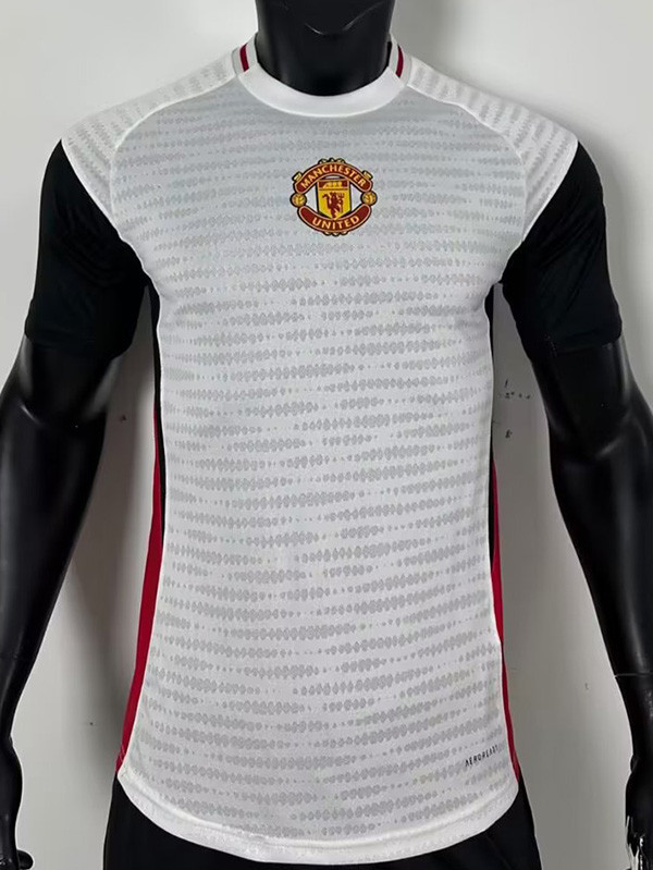 25-26 Man Utd White Player Version Training shirts