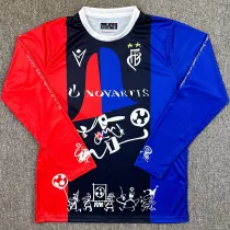 25-26 Basel FC Blue Red Special Edition Long Sleeve Soccer Jersey (长袖)