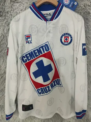 1998-1999 Cruz Azul Away Long Sleeve Retro Soccer Jersey