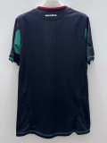 2010 Mexico Black Retro Soccer Jersey