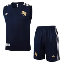 25-26 JUV Royal blue Tank top and shorts suit #D2518